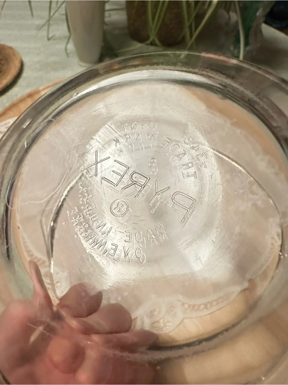 Vintage Pyrex 343 1.5 Qt Glass Casserole Mixing Bowl w/ Handles